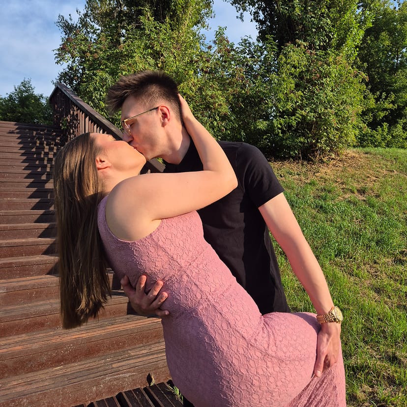 Środkowe zdjęcie Patryka i Jagody